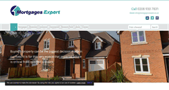 Desktop Screenshot of mortgages-expert.co.uk